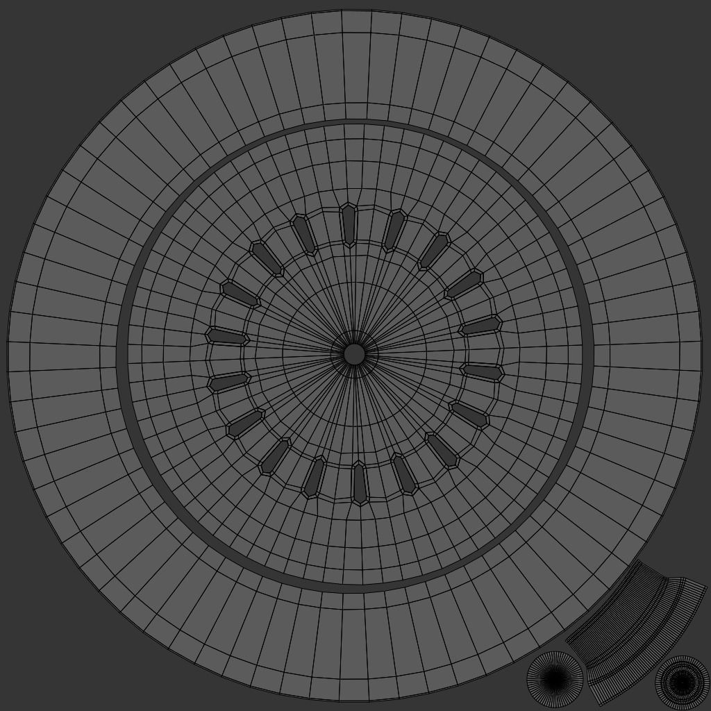 Sink 40cm 3D model_4