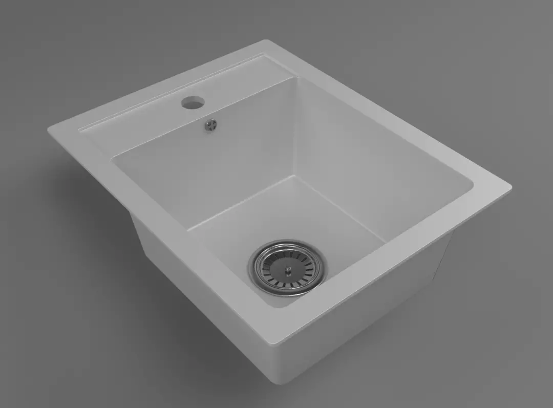 Sink 40cm 3D model_0