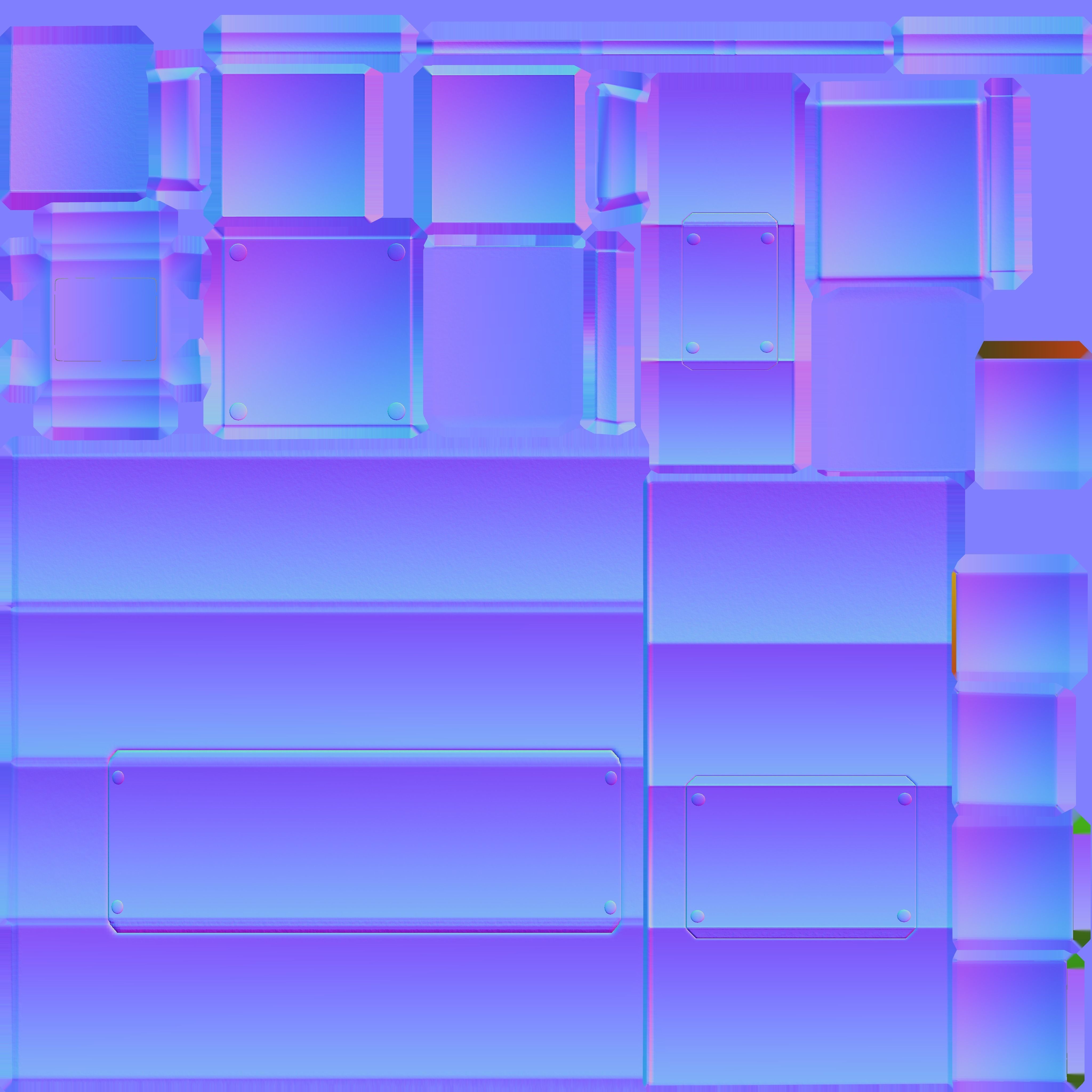 Street Light 8 Bollard 900 mm Moss Green Version 5 Low-poly 3D model_103