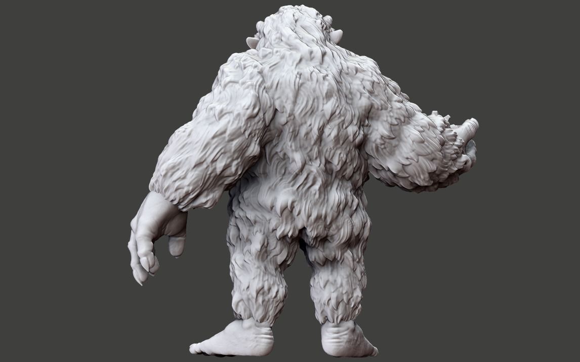 Bumble The Abominable Snowman 3D print model_4