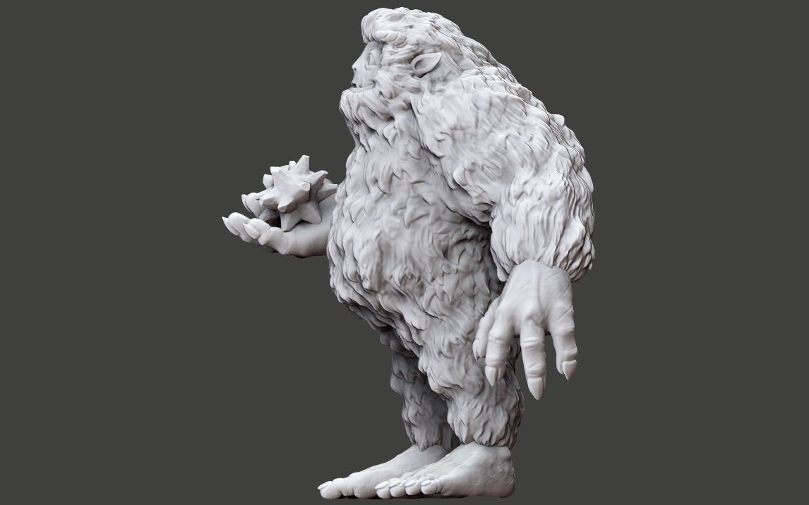 Bumble The Abominable Snowman 3D print model_3