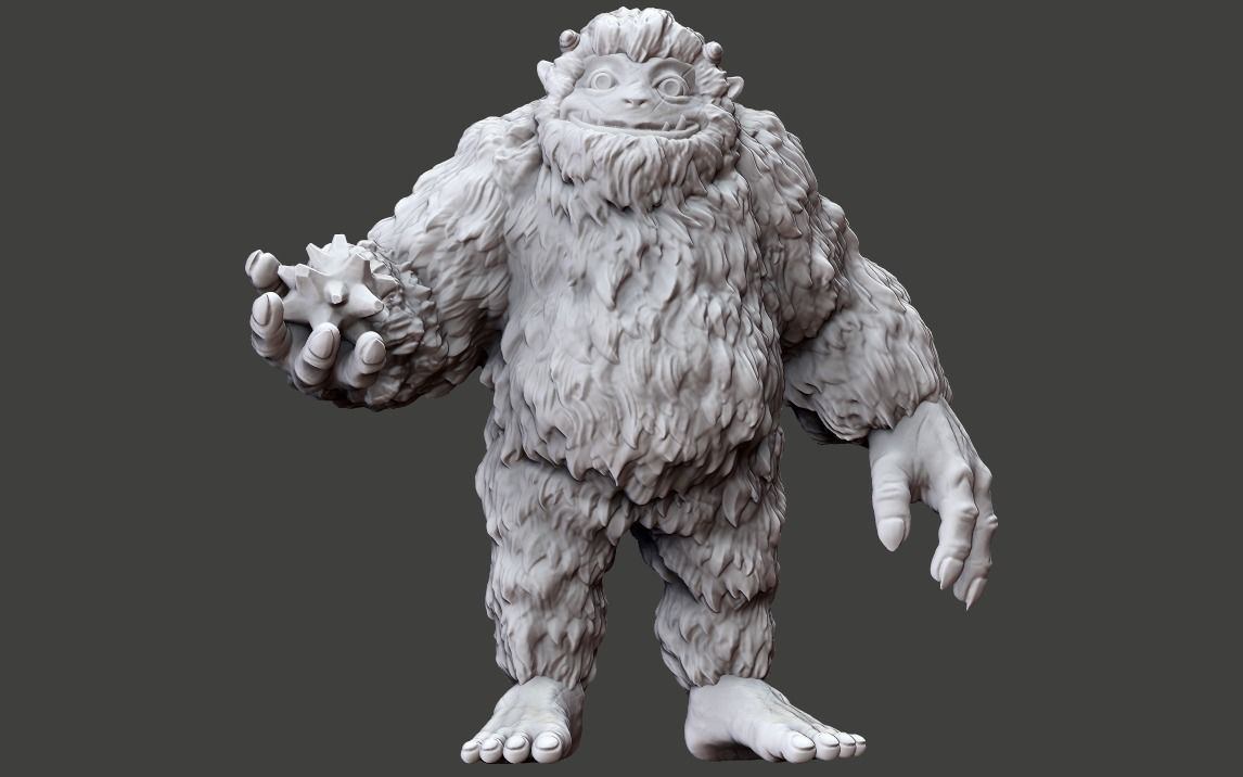 Bumble The Abominable Snowman 3D print model_6