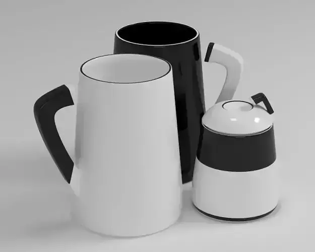 Coffee and tea set 