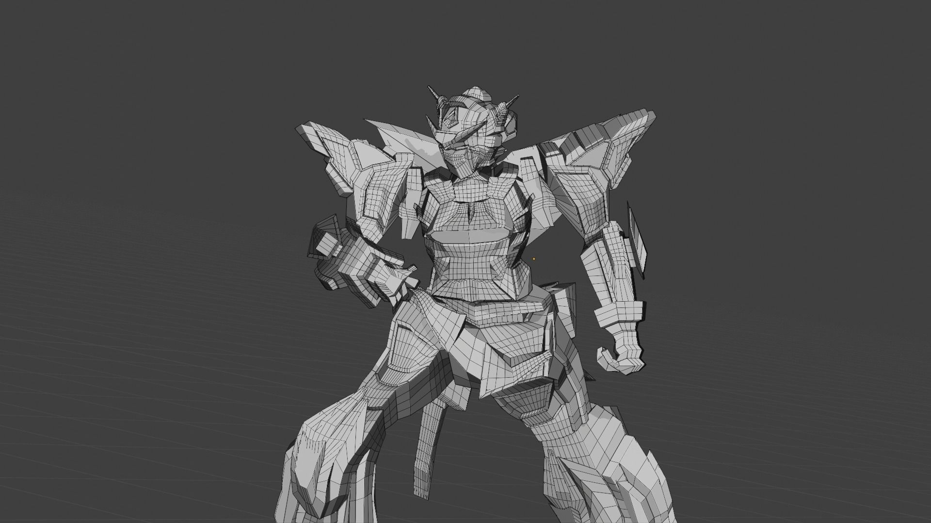 GN-001 Gundam Prototype Rigged Free 3D model_6