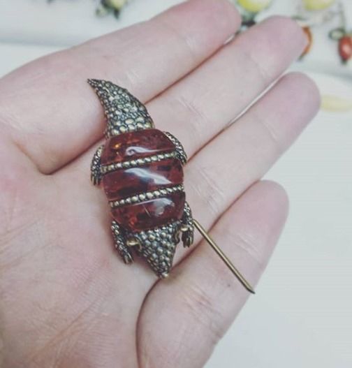 Brooch Armadillo 3D print model_9