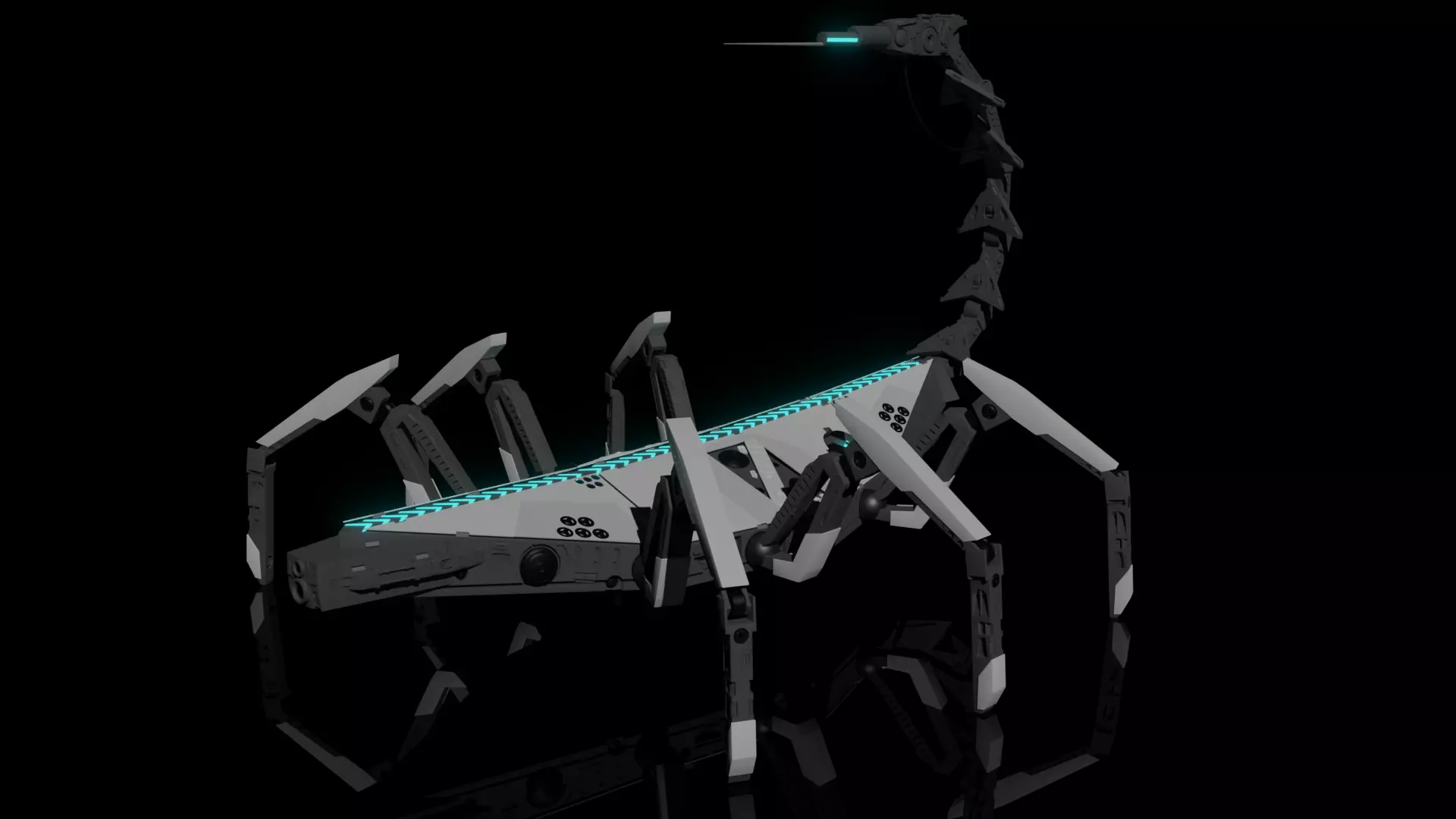 Scorpion Robot 3D model_0
