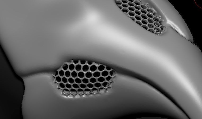 Plague Doctor Cyberpunk Mask 3D print model_7