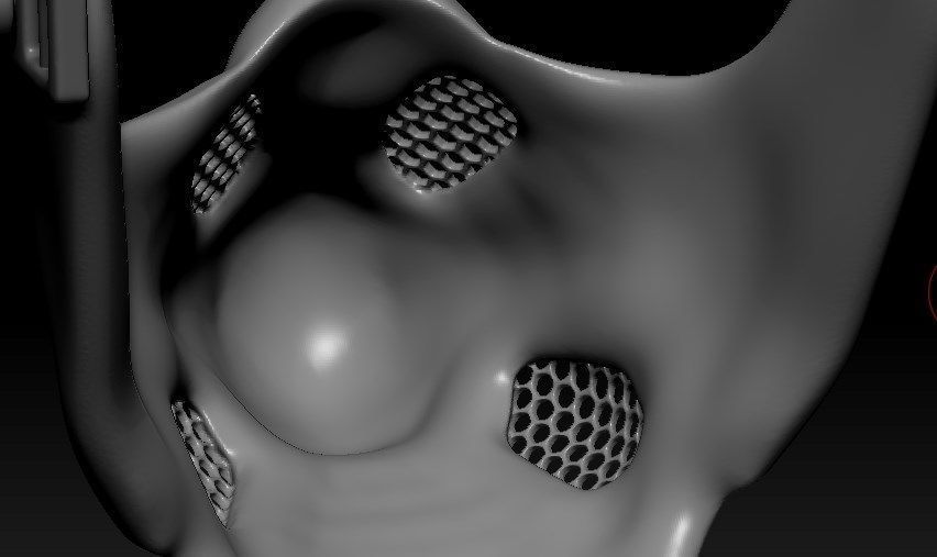 Plague Doctor Cyberpunk Mask 3D print model_10