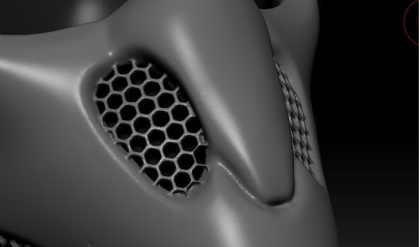 Plague Doctor Cyberpunk Mask 3D print model_8