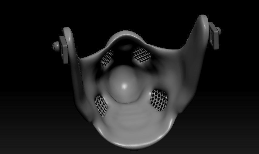 Plague Doctor Cyberpunk Mask 3D print model_11