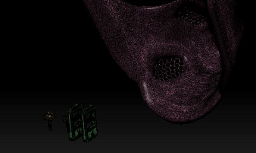 Plague Doctor Cyberpunk Mask 3D print model_19