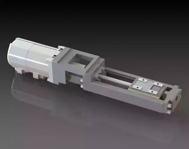 Servo Linear Actuator 3D model
