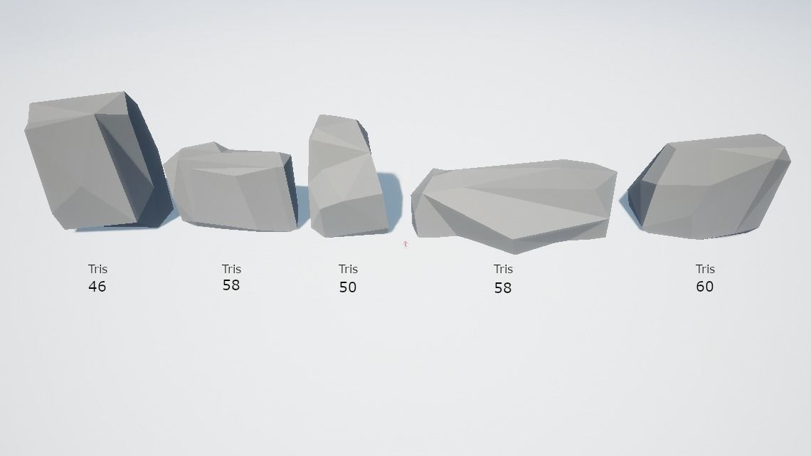 Low poly nature environment pack Low-poly 3D model_16