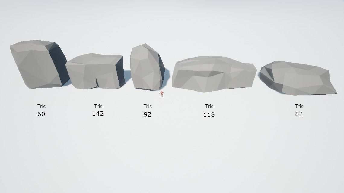 Low poly nature environment pack Low-poly 3D model_15