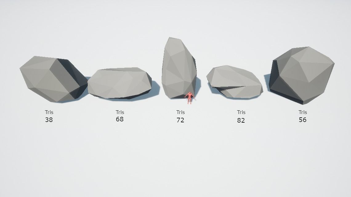 Low poly nature environment pack Low-poly 3D model_14