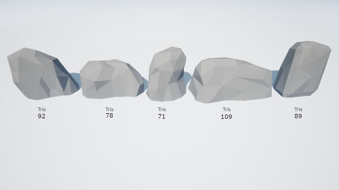 Low poly nature environment pack Low-poly 3D model_17