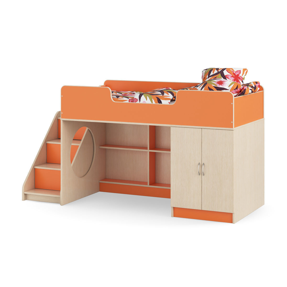 Legenda K02 ans LY02 childrens modular bed 3D model_3