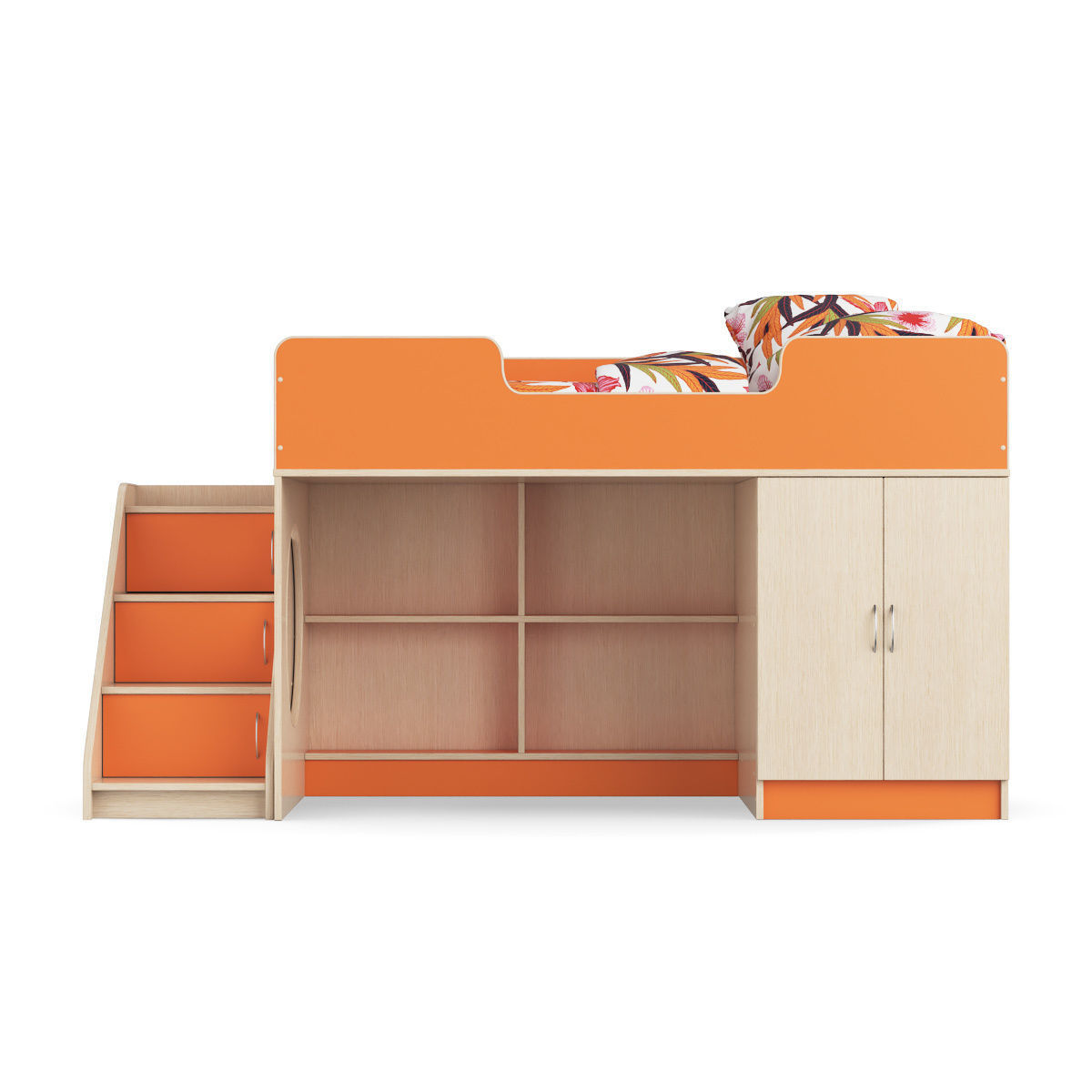 Legenda K02 ans LY02 childrens modular bed 3D model_2