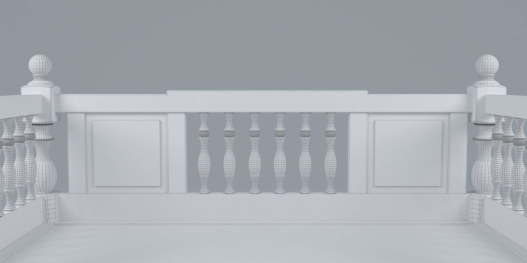 ANTIQUE TRUNK 2 SEATER 3D model_4