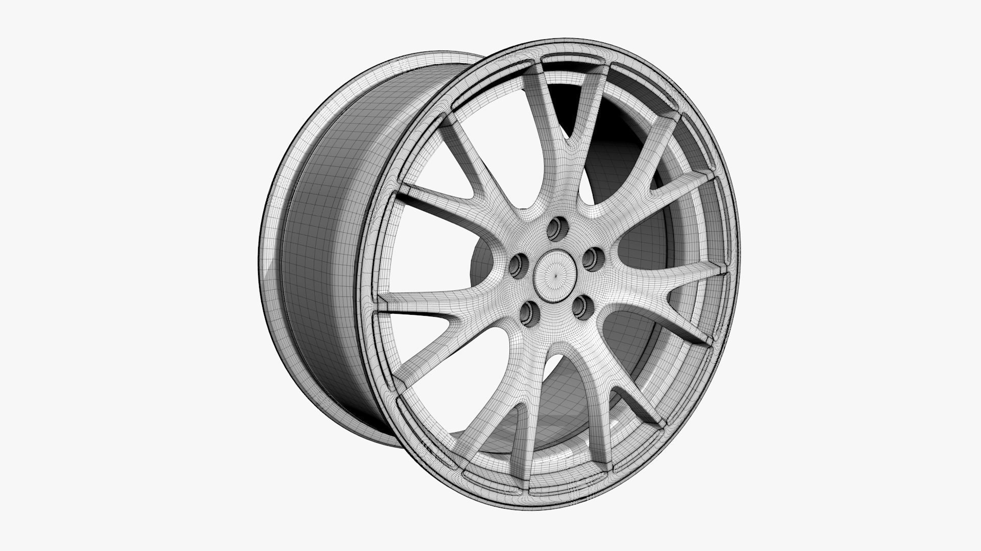 Rims Model wheel 3D model_37