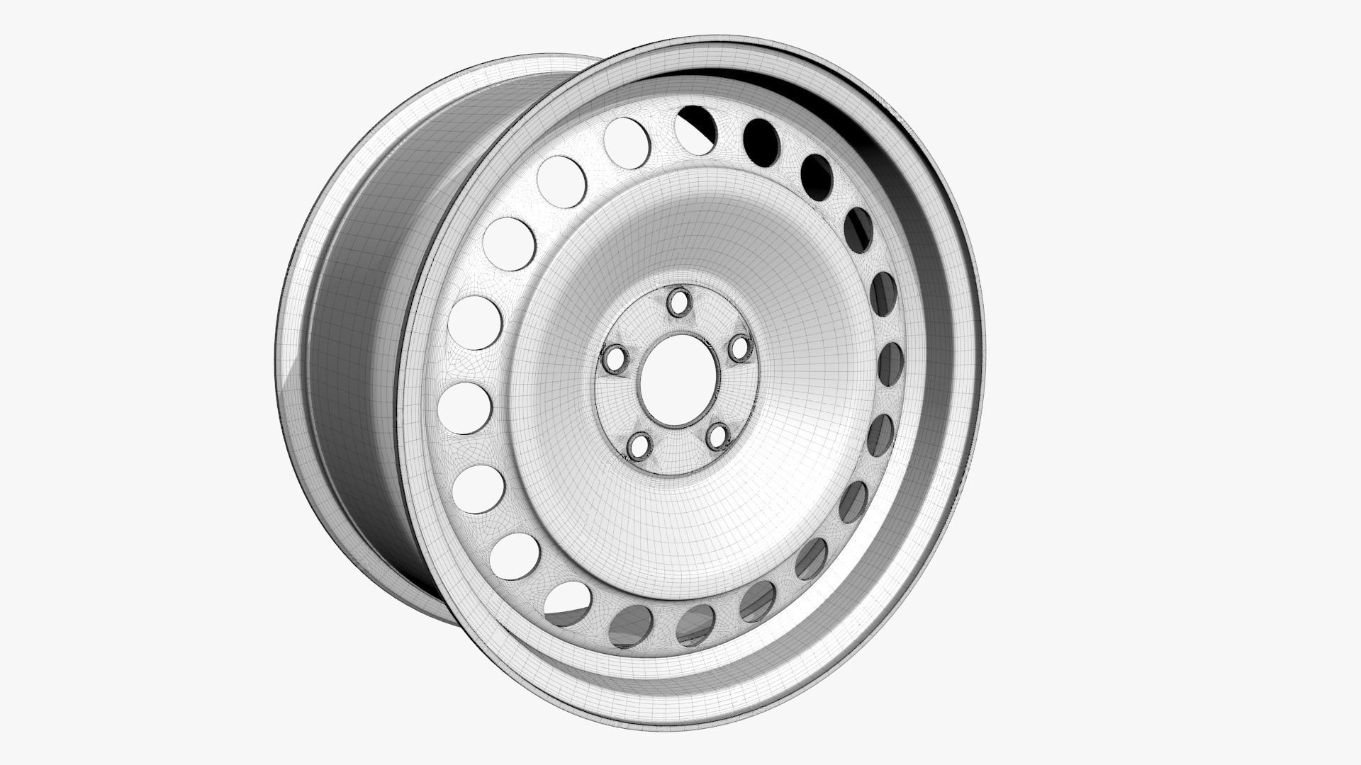 Rims Model wheel 3D model_64