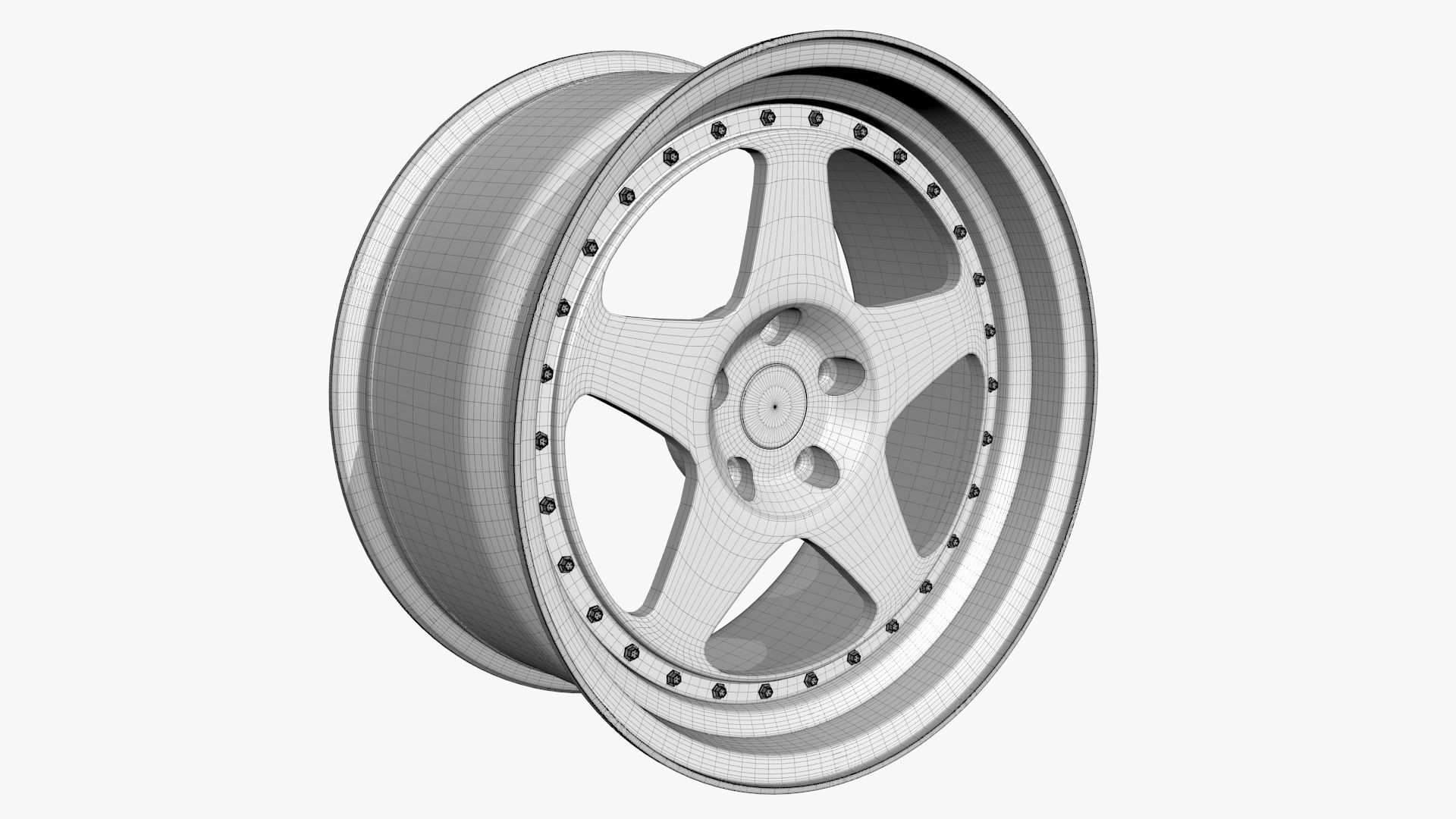 Rims Model wheel 3D model_26