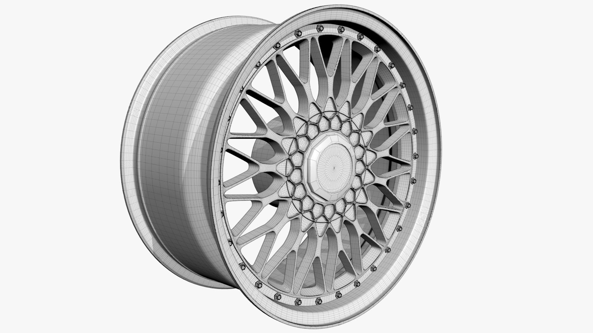 Rims Model wheel 3D model_51