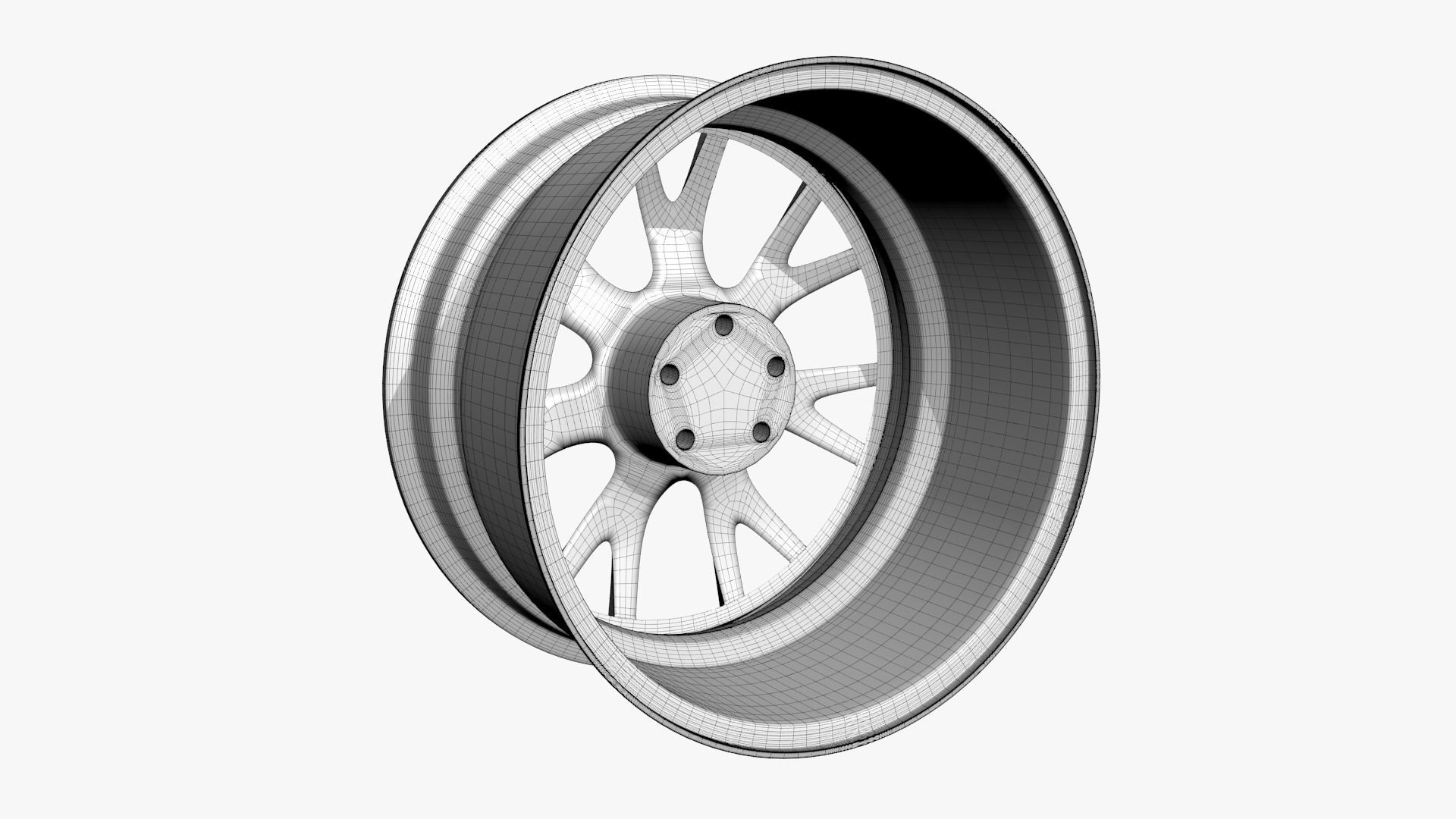 Rims Model wheel 3D model_38