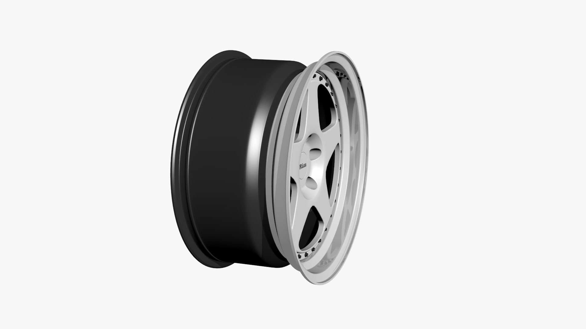 Rims Model wheel 3D model_16