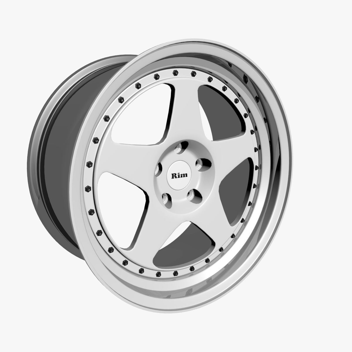 Rims Model wheel 3D model_15