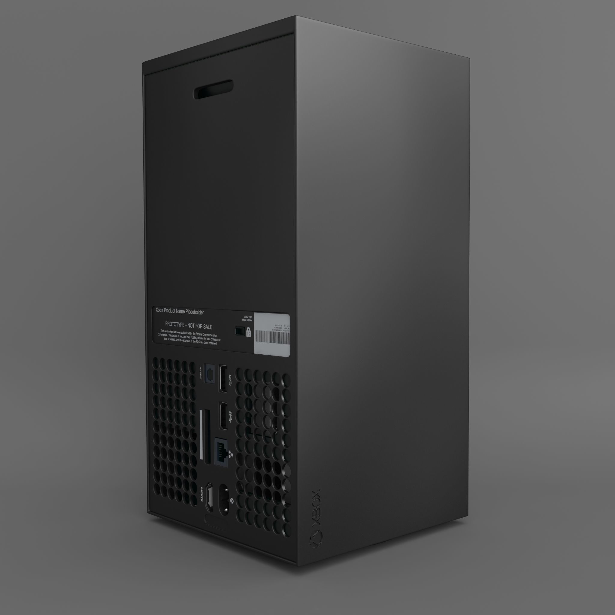 Xbox series X  3D model_8
