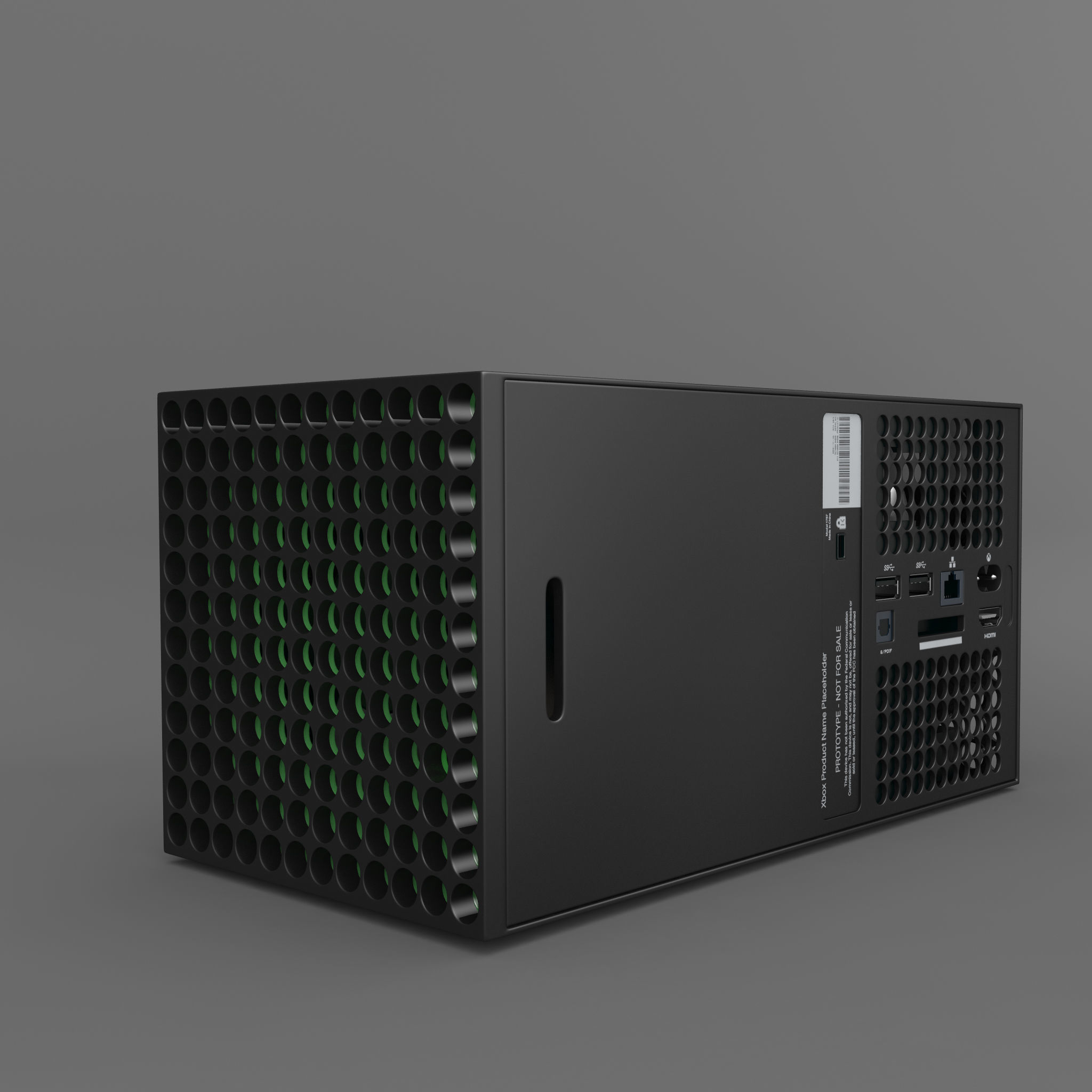 Xbox series X  3D model_14