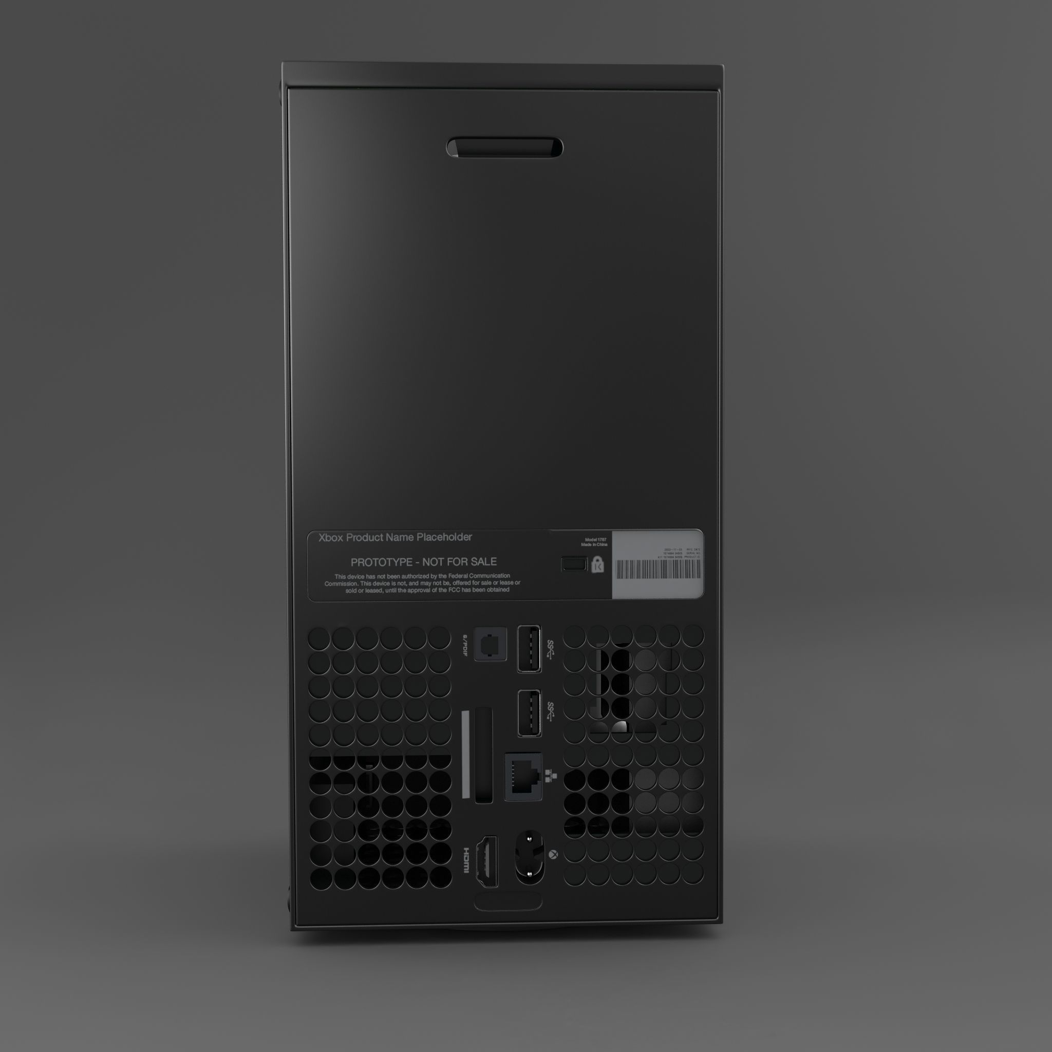 Xbox series X  3D model_9