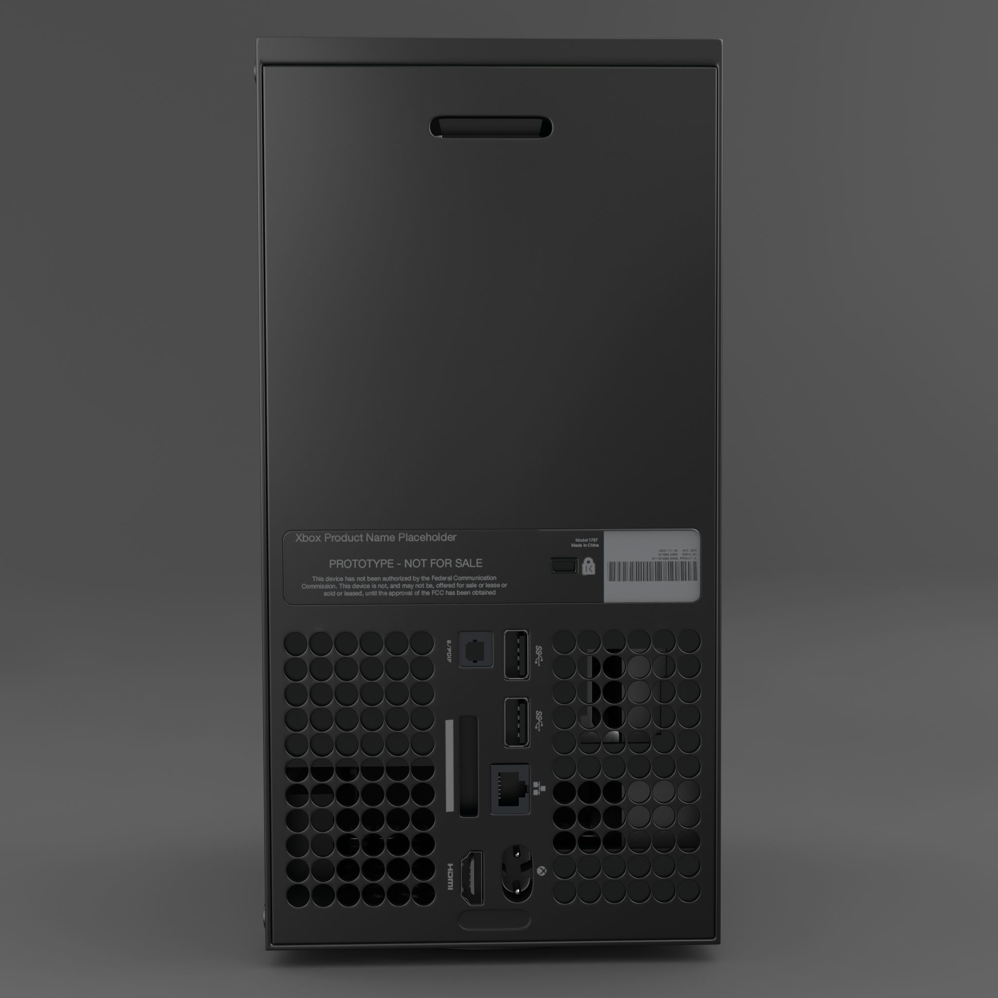 Xbox series X  3D model_3