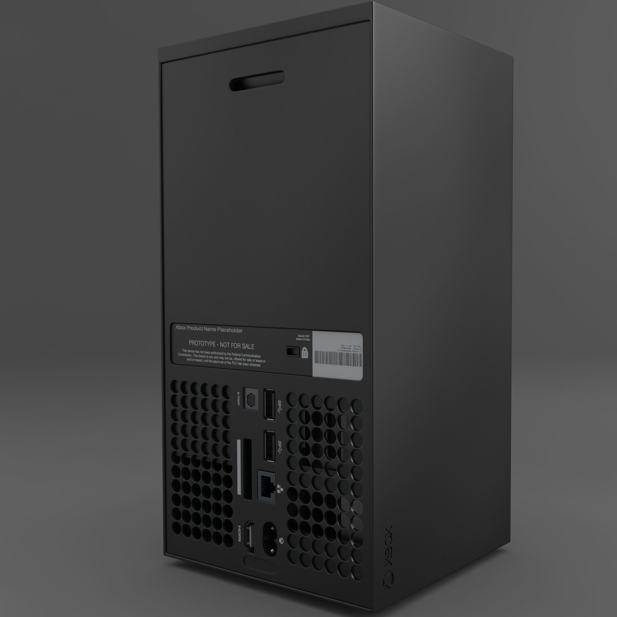 Xbox series X  3D model_2