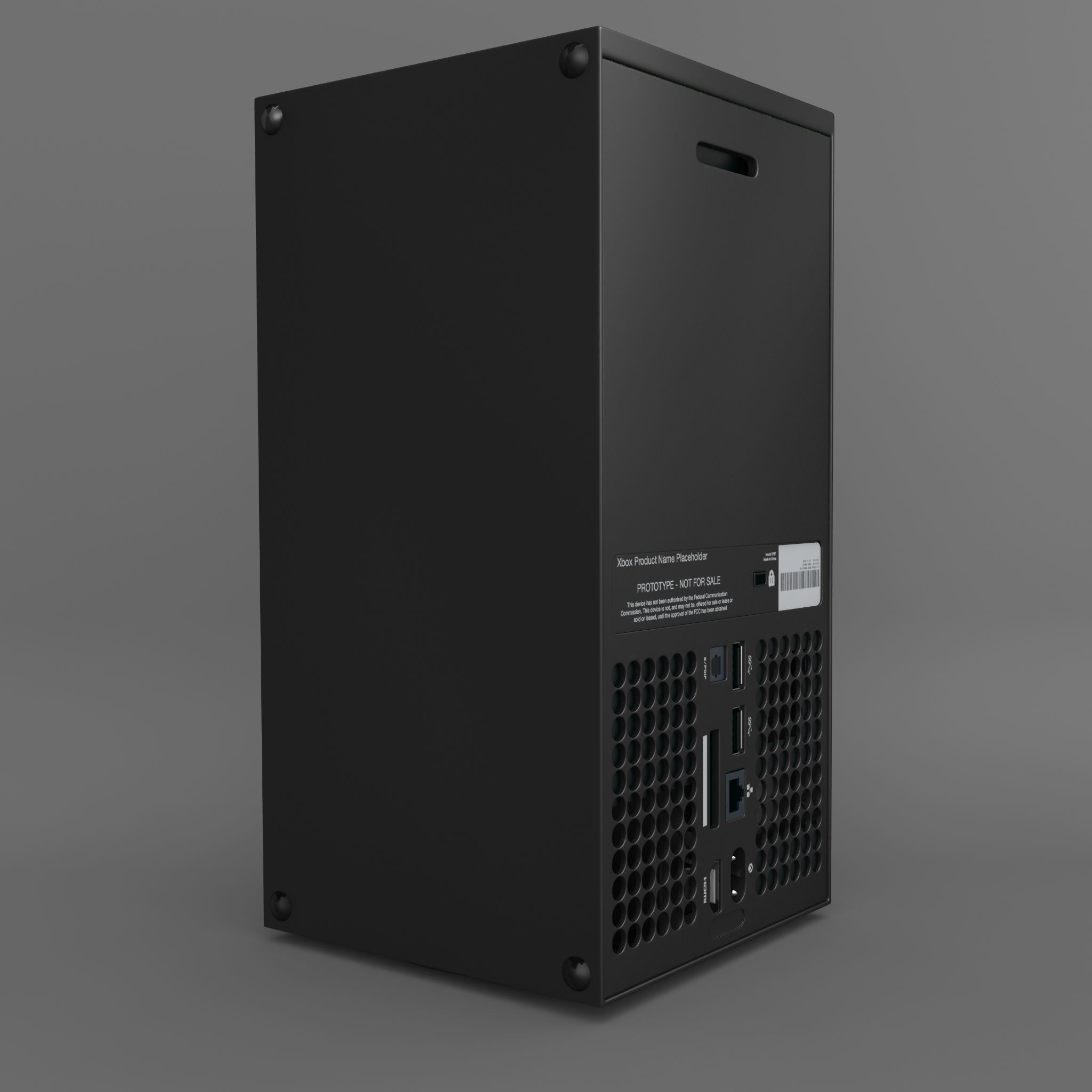 Xbox series X  3D model_10