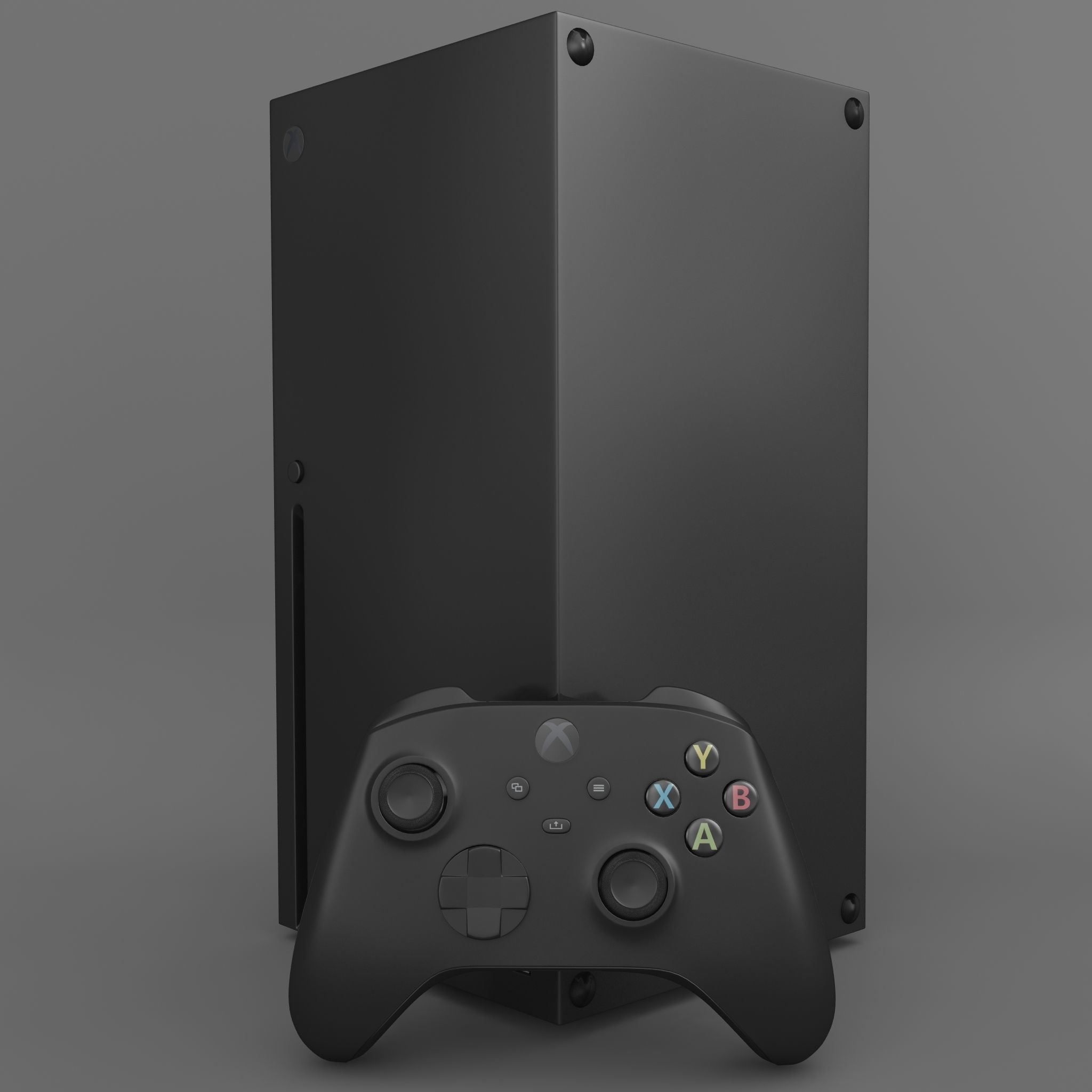 Xbox series X  3D model_5