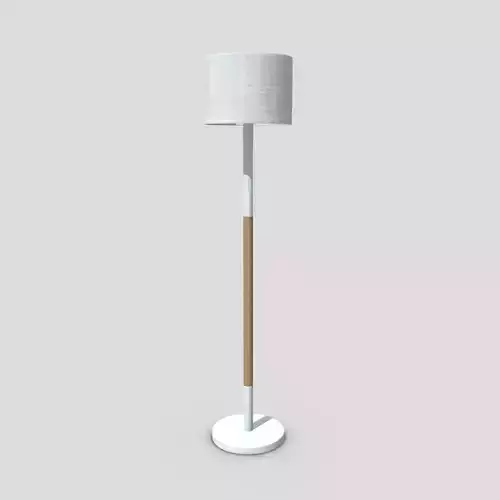 Standing Lamp  Low-poly 3D model
