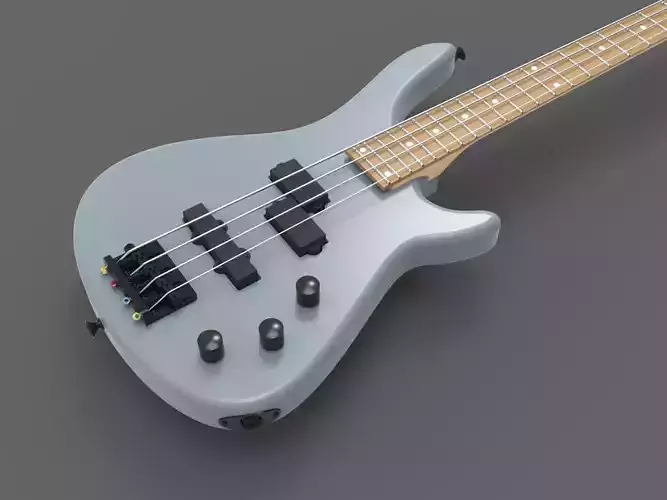 4 String Bass Guitar  3D model