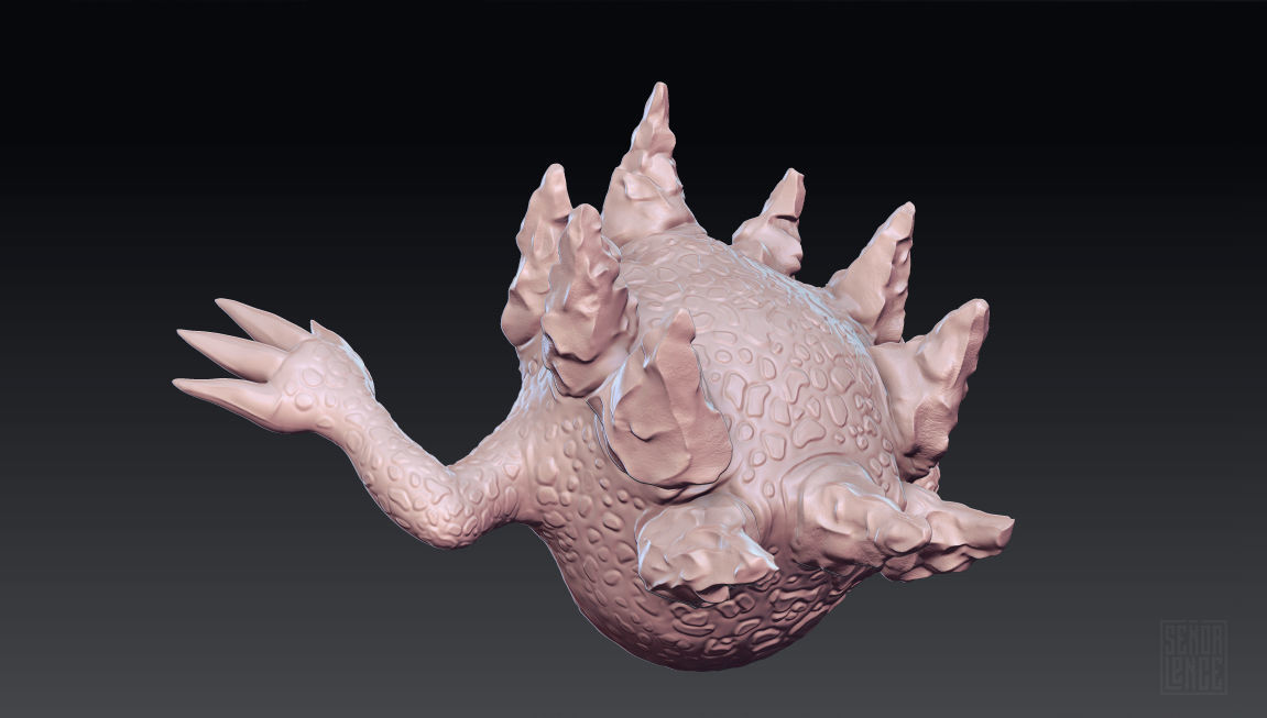 Bomb - Final Fantasy Fan Art 3D Print 3D print model_3