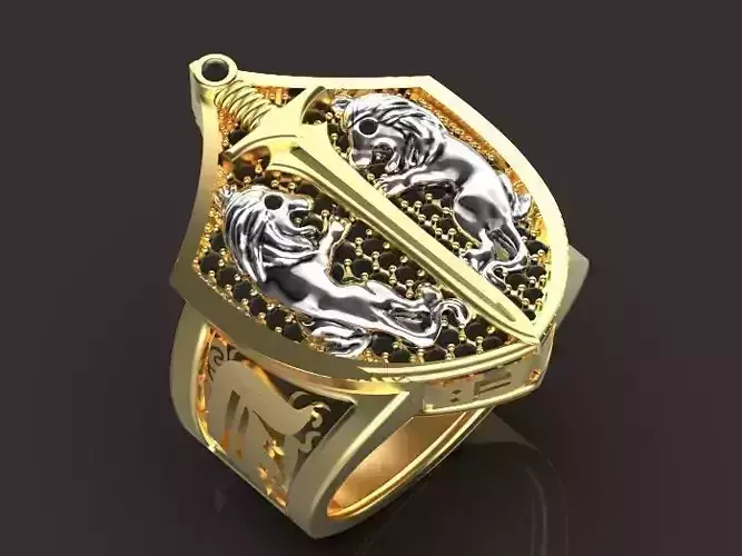 lion ring