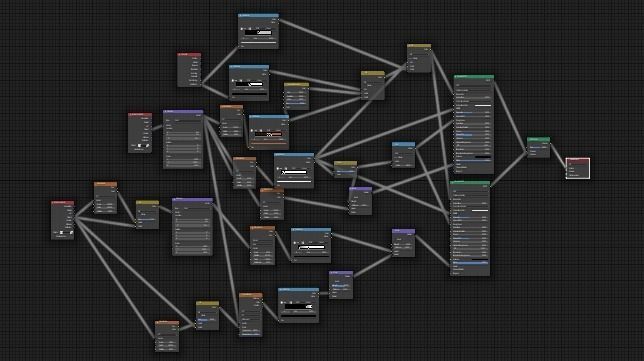 Garden Hand Fork With Adjustable Rust Low-poly 3D model_9