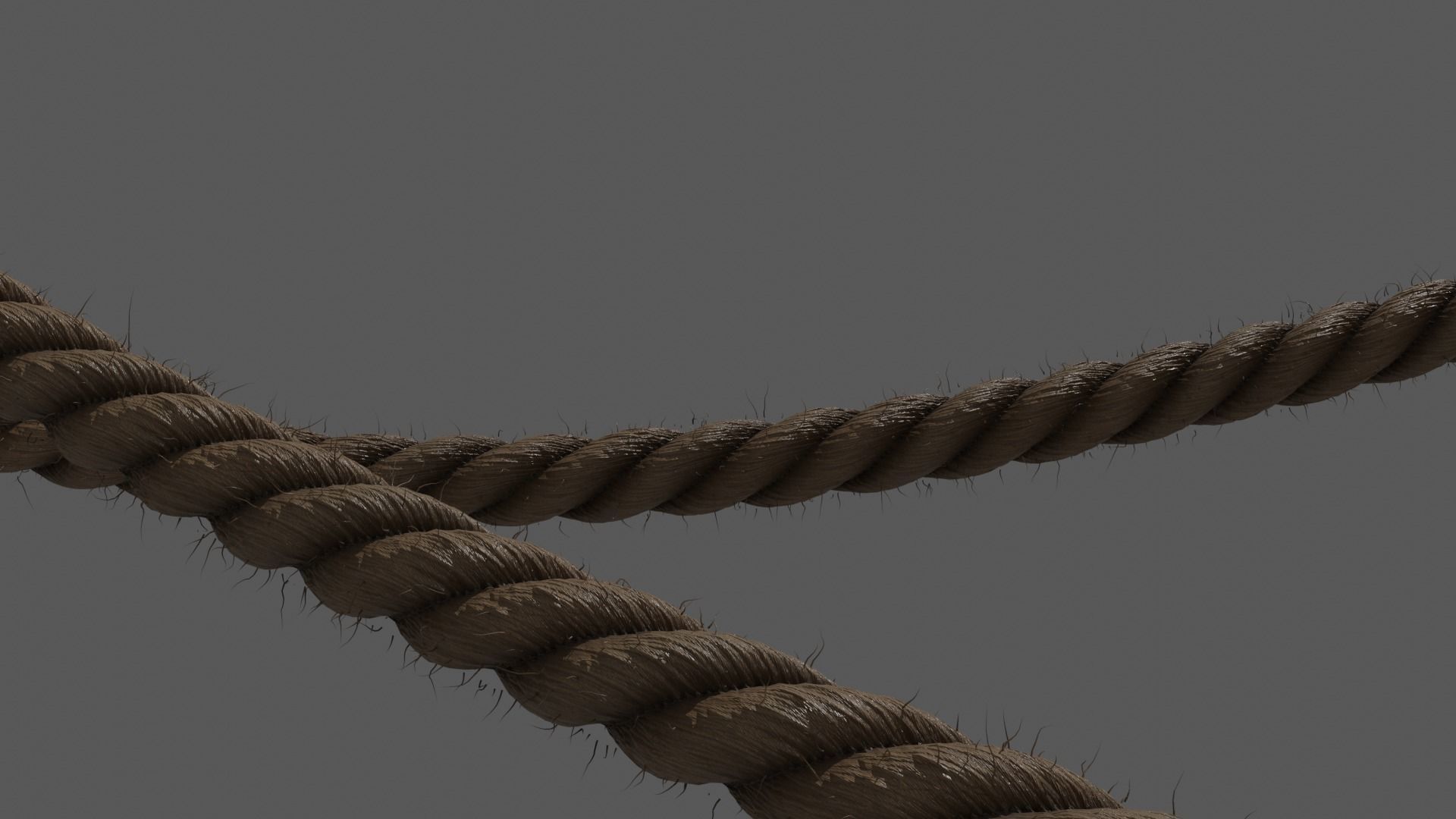 Garden Hand Fork With Adjustable Rust Low-poly 3D model_8