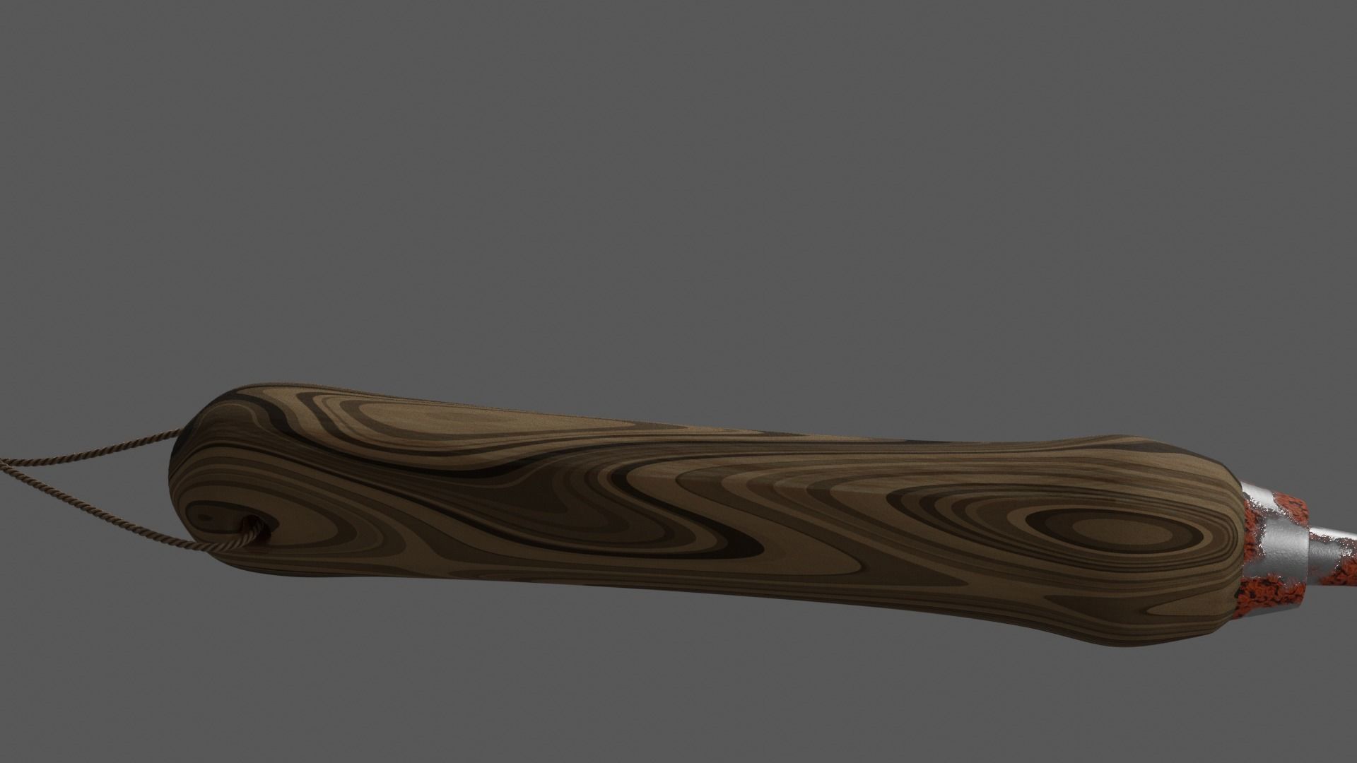 Garden Hand Fork With Adjustable Rust Low-poly 3D model_6