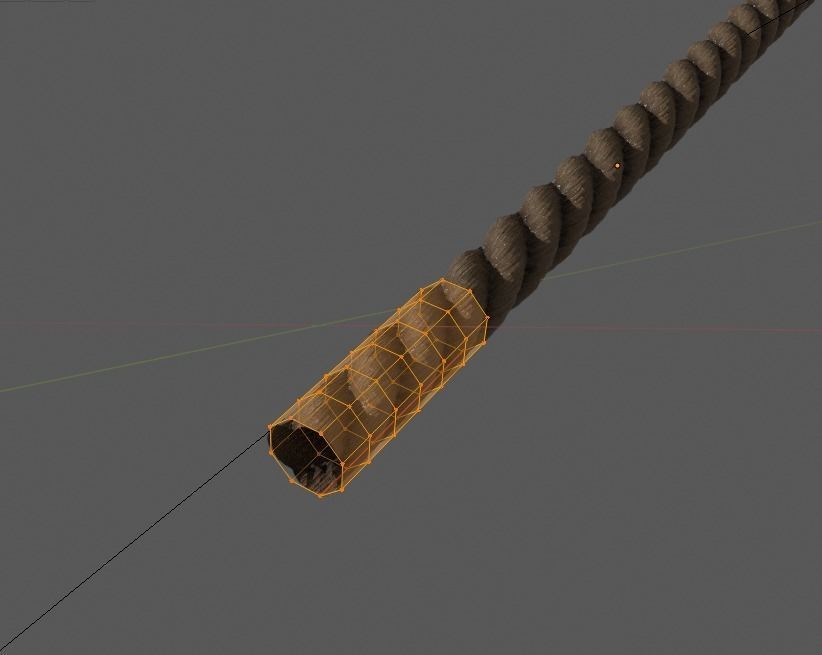 Garden Hand Fork With Adjustable Rust Low-poly 3D model_12