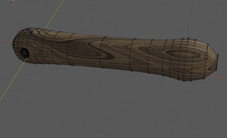 Garden Hand Fork With Adjustable Rust Low-poly 3D model_13