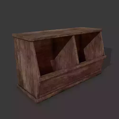 Wooden Storage Bin
