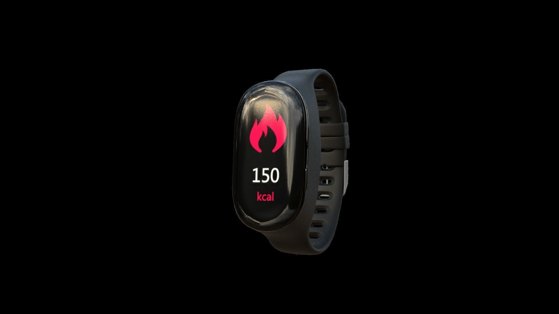 3D SmartWatch xiaomi smart watch 3D model_2