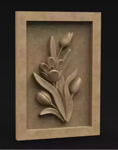 Decorative Panel Tyulpany