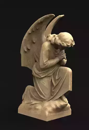 Angel Statue 3 3D model
